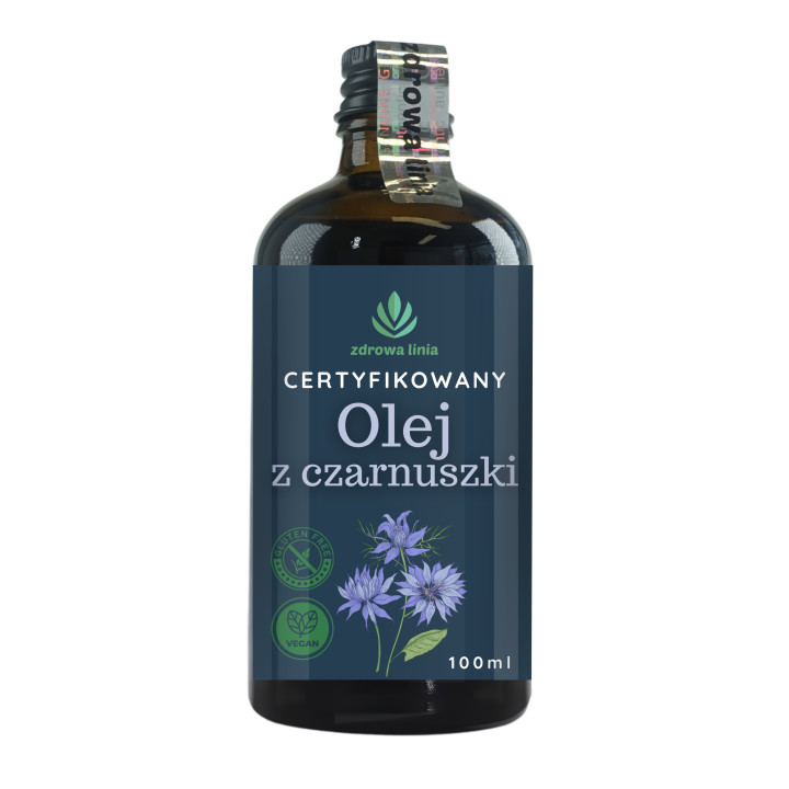 Certyfikowany olej z czarnuszki 100ml