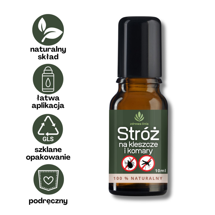 Stróż na kleszcze i komary 100% naturalny