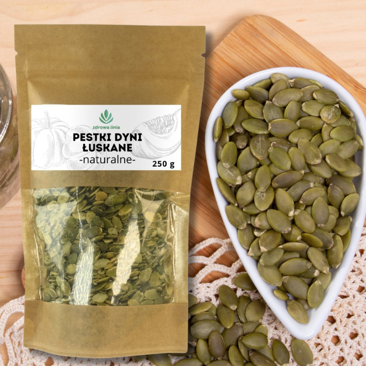 Świeże Pestki Dyni PREMIUM łuskane naturalne bez GMO