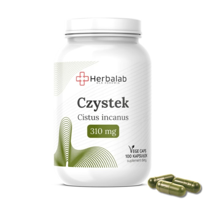 Czystek Cistus incanus 310 mg vege caps 100 kapsułek