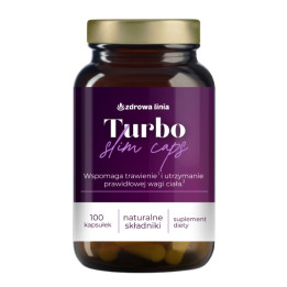 Turbo Slim Caps 100 kapsułek trawienie szybszy metabolizm termogenik