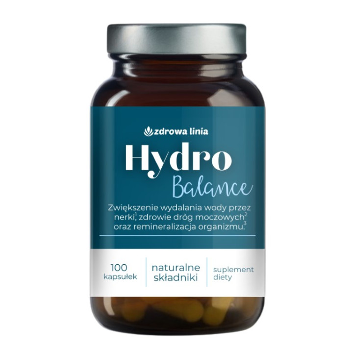 Hydro Balance kapsułki na nadmiar wody w organizmie Zdrowa Linia 100 kasułek