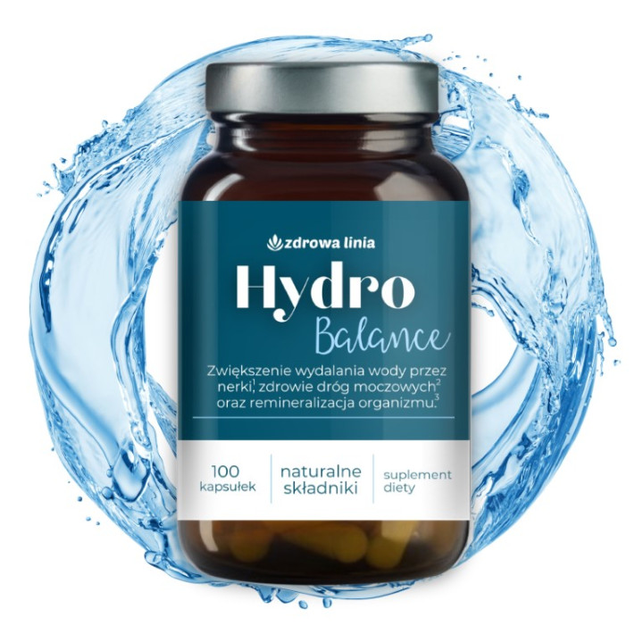 Hydro Balance kapsułki na nadmiar wody w organizmie Zdrowa Linia 100 kasułek