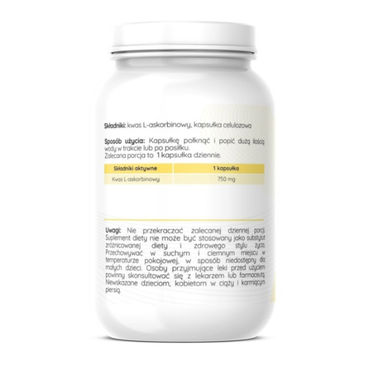 Witamina C 750mg FORTE MAX VEGE