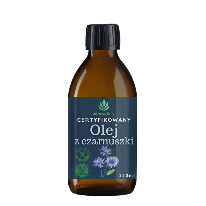 Certyfikowany olej z czarnuszki 250ml