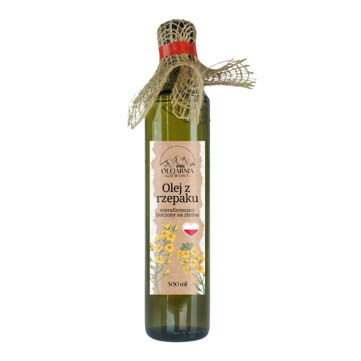 Olejarnia Giewont - Olej z Rzepaku 500ml