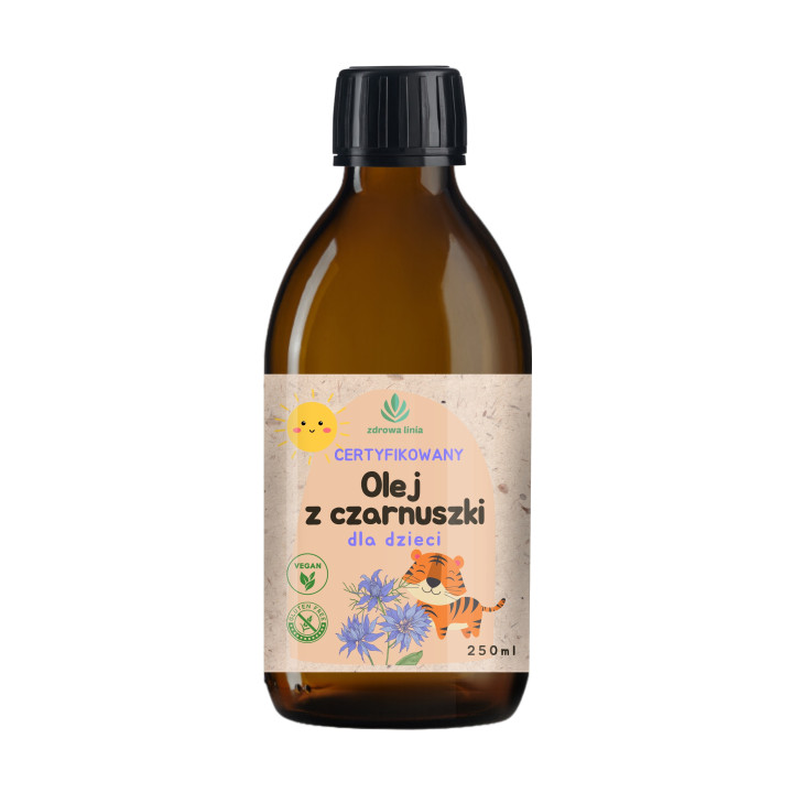 Olej z czarnuszki dla dzieci 250 ml
