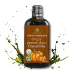 Certyfikowany olej z pestek dyni Cucurbita tłoczony na zimno 100 ml