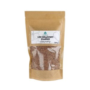 Siemię lniane 300g budwig naruralne brązowe ziarno