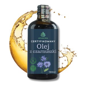 Certyfikowany olej z czarnuszki tłoczony na zimno 100 ml
