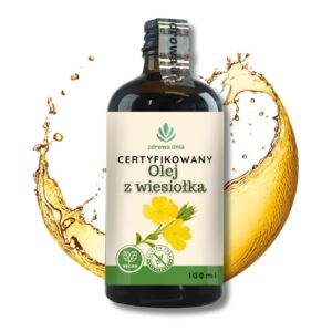 Certyfikowany olej z wiesiołka tłoczony na zimno 100 ml