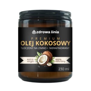 Premium Olej kokosowy tłoczony na zimno nierafinowany 230 ml