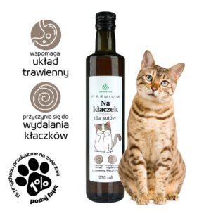 Na kłaczek dla kotów jakość Premium 250 ml