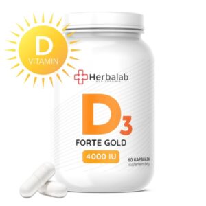 D3 Forte Gold 4000 IU 60 kapsułek Herbalab