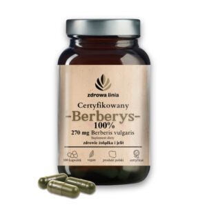 Berberys Certyfikowany Berberis 100% berberysu w kapsułce 100 szt.