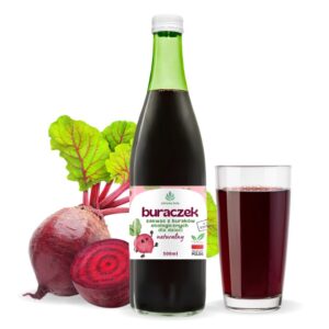 Zakwas Buraczany dla Dzieci 100% naturalny łagodny 500ml zakwas z buraków